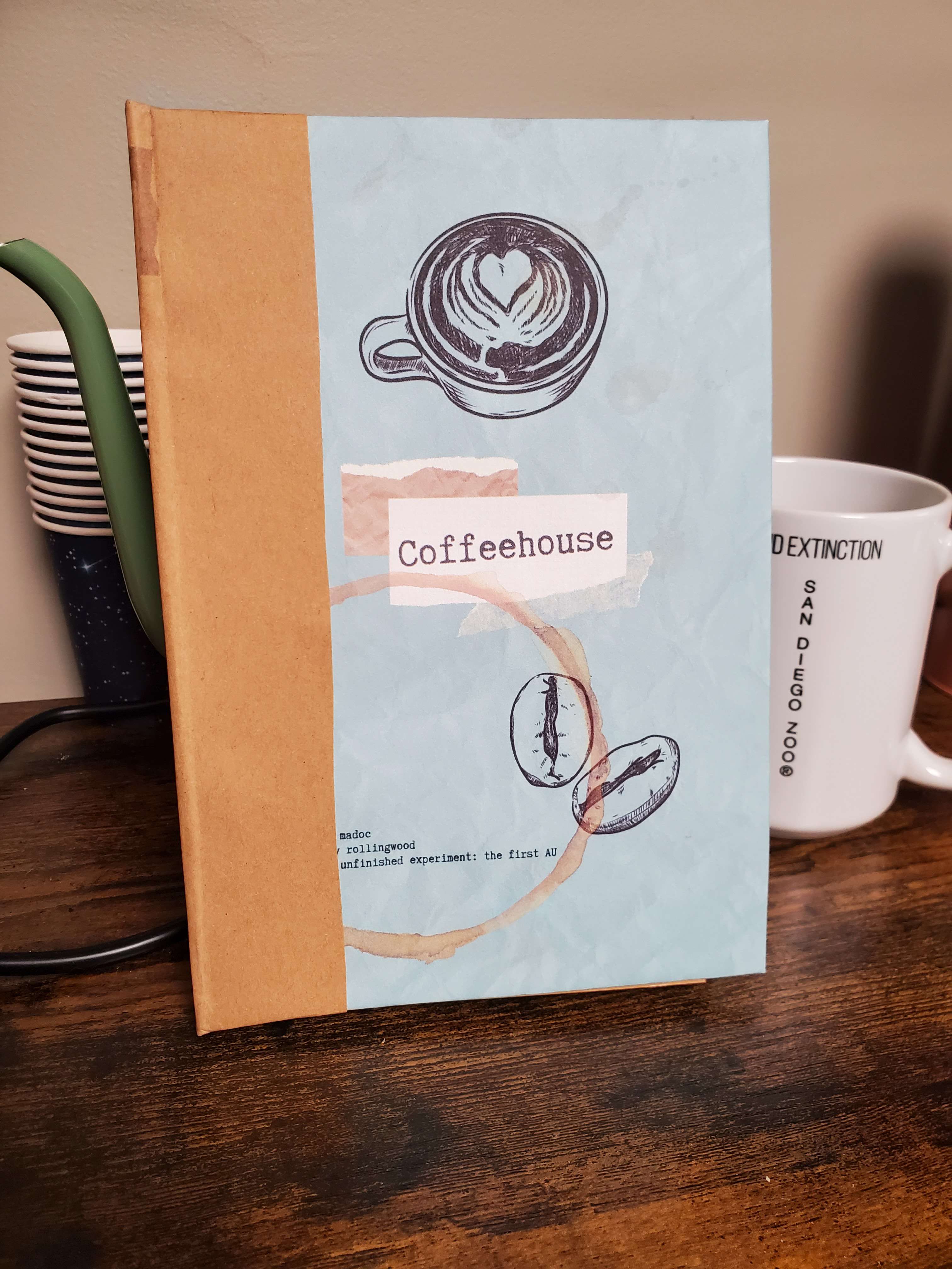 Coffeehouse AU – Bookbinding