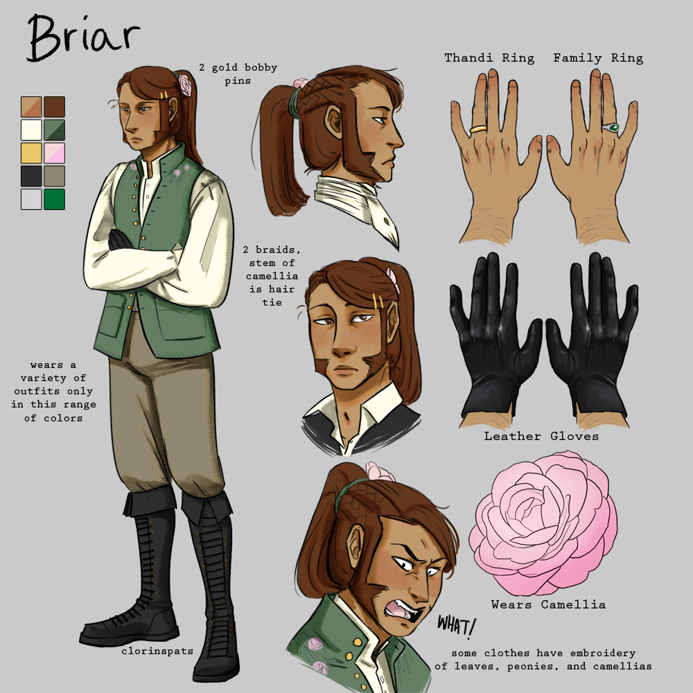 Briar Reference Sheet